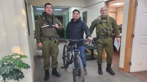 Cabrero: Carabineros Detiene por Receptación y Recupera Bicicleta Robada, Reforzando Seguridad Local